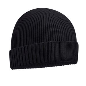 Organic cotton engineered patch beanie Thumbnail