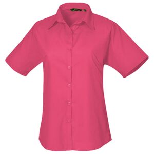 Women's short sleeve poplin blouse Thumbnail