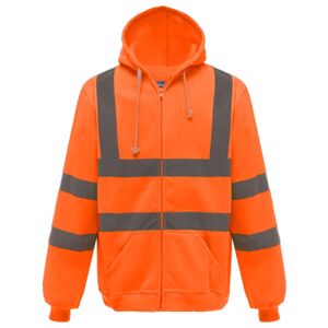 Hi-vis zip hoodie (HVK07) Thumbnail