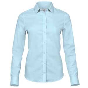 Tee Jays Ladies Stretch Luxury Long Sleeve Poplin Shirt Thumbnail