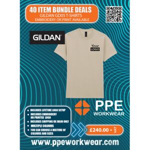 40x Gildan T-Shirt Bundle Thumbnail