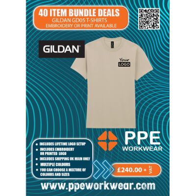40x Gildan T-Shirt Bundle Thumbnail